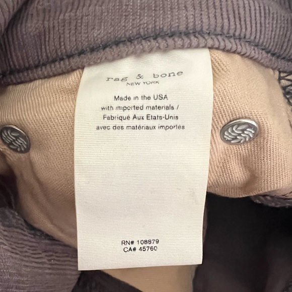 RAG & BONE CORDUROY JEANS - Picture 5 of 8